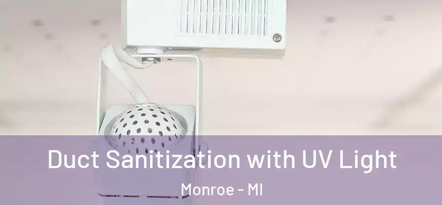 Duct Sanitization with UV Light Monroe - MI